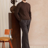 Dolomites Cable Knit Wool Blend Jumper