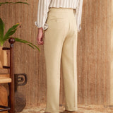 Bruno Straight Fit High Waisted Trousers