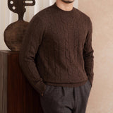 Dolomites Cable Knit Wool Blend Jumper