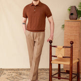 Bari Cotton Blend Short Sleeve Polo Shirt