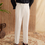 Bruno Straight Fit High Waisted Trousers