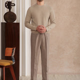 Alpina Wool Blend Long Sleeve Ribbed Jumper