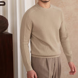 Alpina Wool Blend Long Sleeve Ribbed Jumper