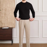 Milano Pleated Knit Cotton Jumper