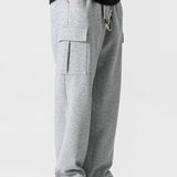 Relax Fit Straight Leg Jersey Cargo Pants