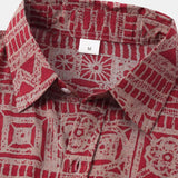 Tribal Print Button Up Shirt