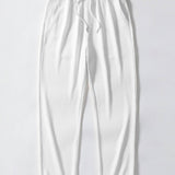 Muscle Fit Ribbed Arc Hem T-Shirt & Straight Leg Ribbed Pants