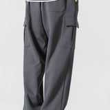Relax Fit Straight Leg Jersey Cargo Pants