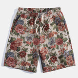Floral Jacquard Cuban Shirt & Shorts
