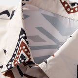 Aztec Geometric Print Shirt & Swim Shorts