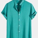 Stand Collar Shirts #This item will shrink after washing, so we highly recommend choosing one size up#