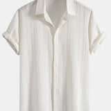 Textured Button Up Shirt