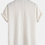 Textured Button Up Shirt