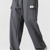 Relax Fit Straight Leg Jersey Cargo Pants