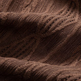 Geometric Jacquard Cuban Shirt & Linen Drawstring Shorts