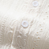 Textured Button Up Shirt