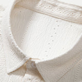Textured Button Up Shirt