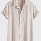 Short Sleeve Corduroy Cuban Shirt & Shorts