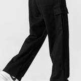Relax Fit Straight Leg Jersey Cargo Pants
