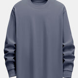 3 Pieces Basic Long Sleeve Heavy Weight T-Shirts